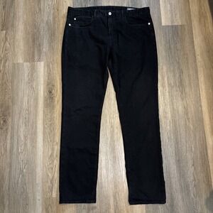 Bonobos Italian Brushed 5-Pocket Pants Men's 38x34 Black Slim Taper Preppy